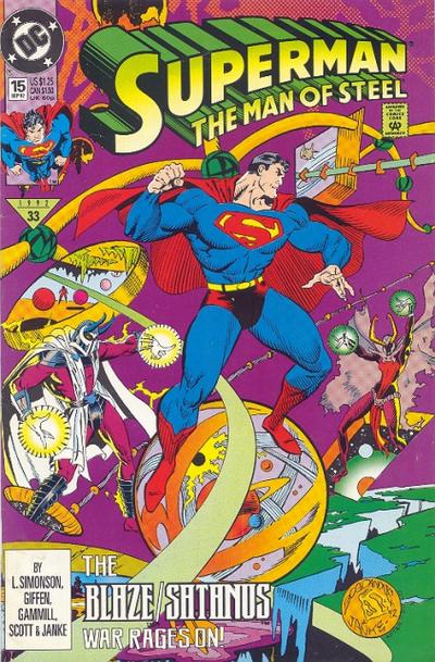 Superman: The Man of Steel #15 [Direct]-Very Fine