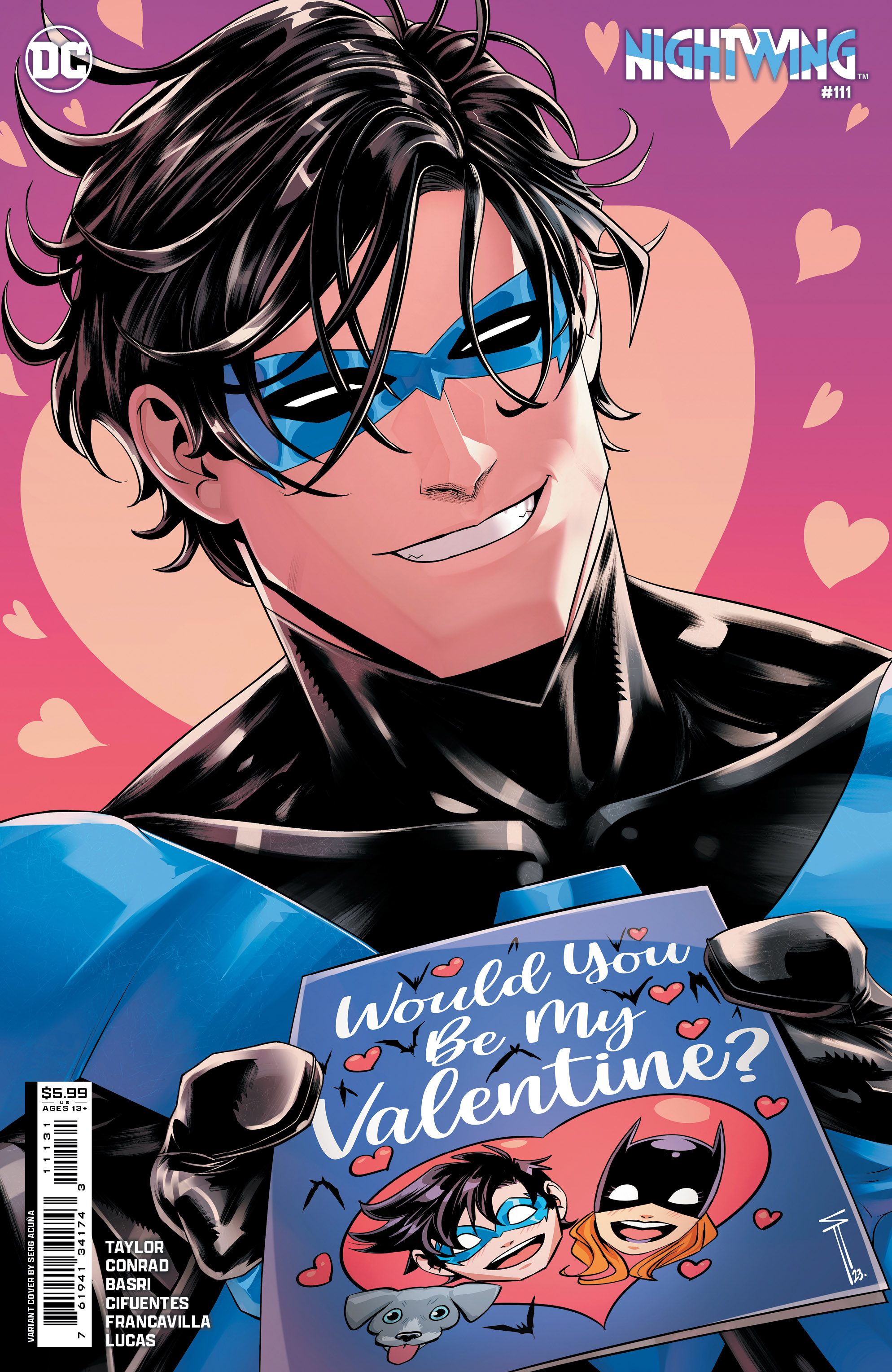 Nightwing #111 Cover C Serg Acuna Card Stock Variant