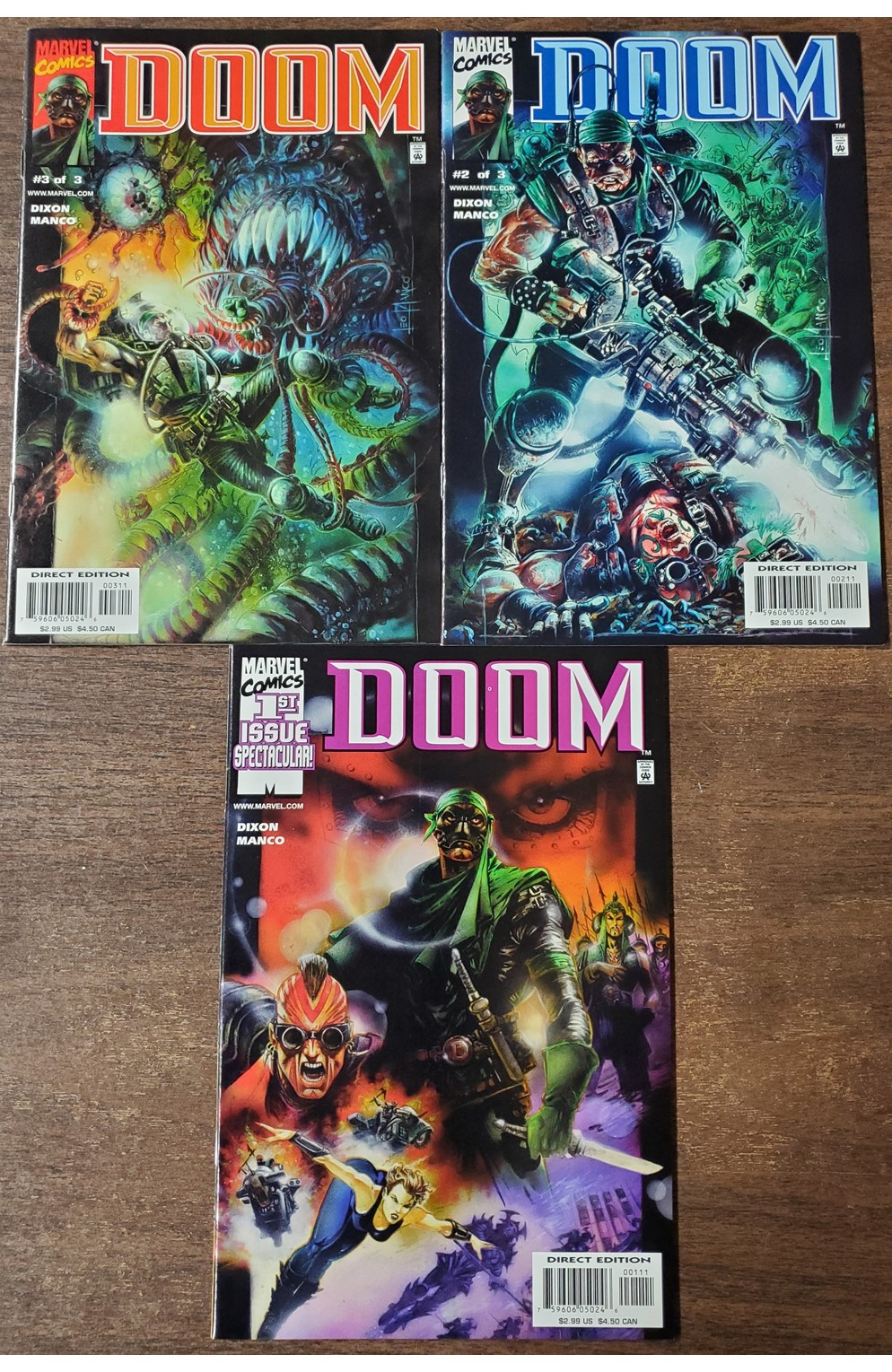 Doom #1-3 (Marvel 2000) Full Set