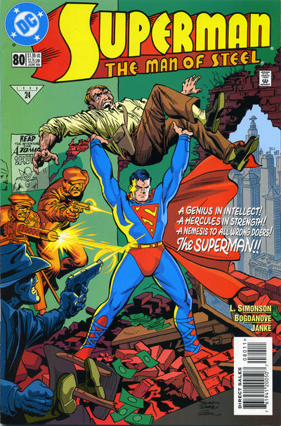 Superman: The Man of Steel #80 [Direct Sales]-Fine (5.5 – 7)