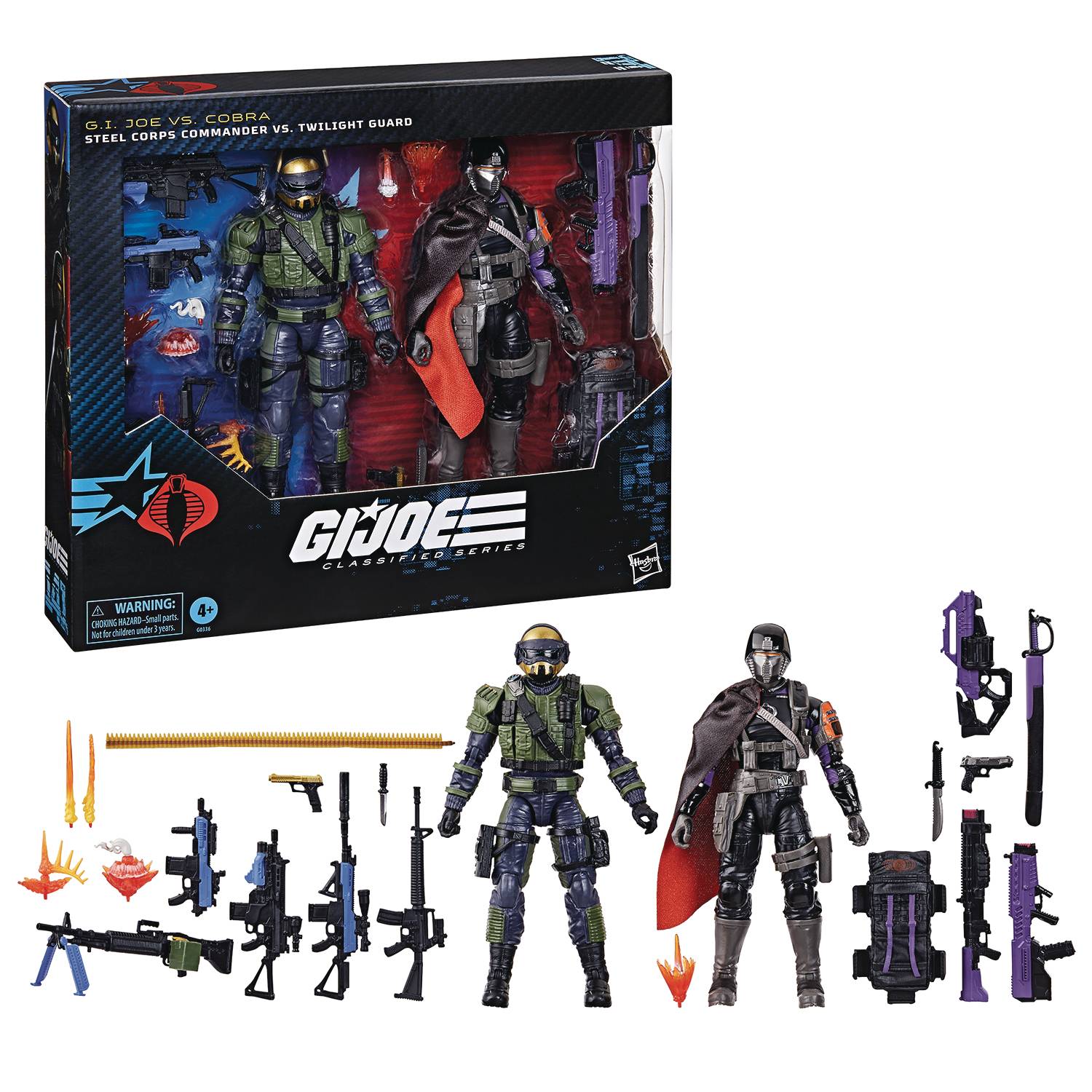 G.I. Joe Classified Series Steel Corps Commander Vs. Twilight Guard 6-Inch Action Figures