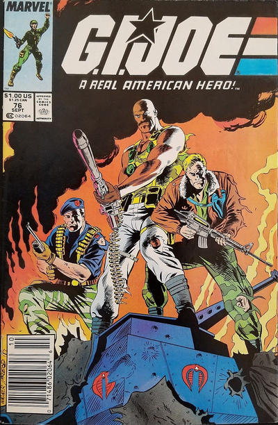 G.I. Joe, A Real American Hero #76 [Newsstand]-Fine (5.5 – 7)