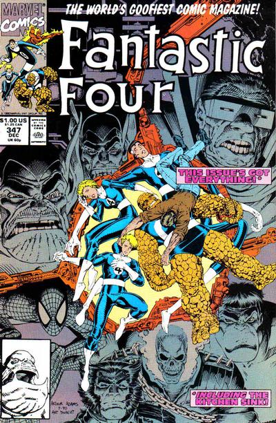 Fantastic Four #347 [Direct] - Nm- 9.2
