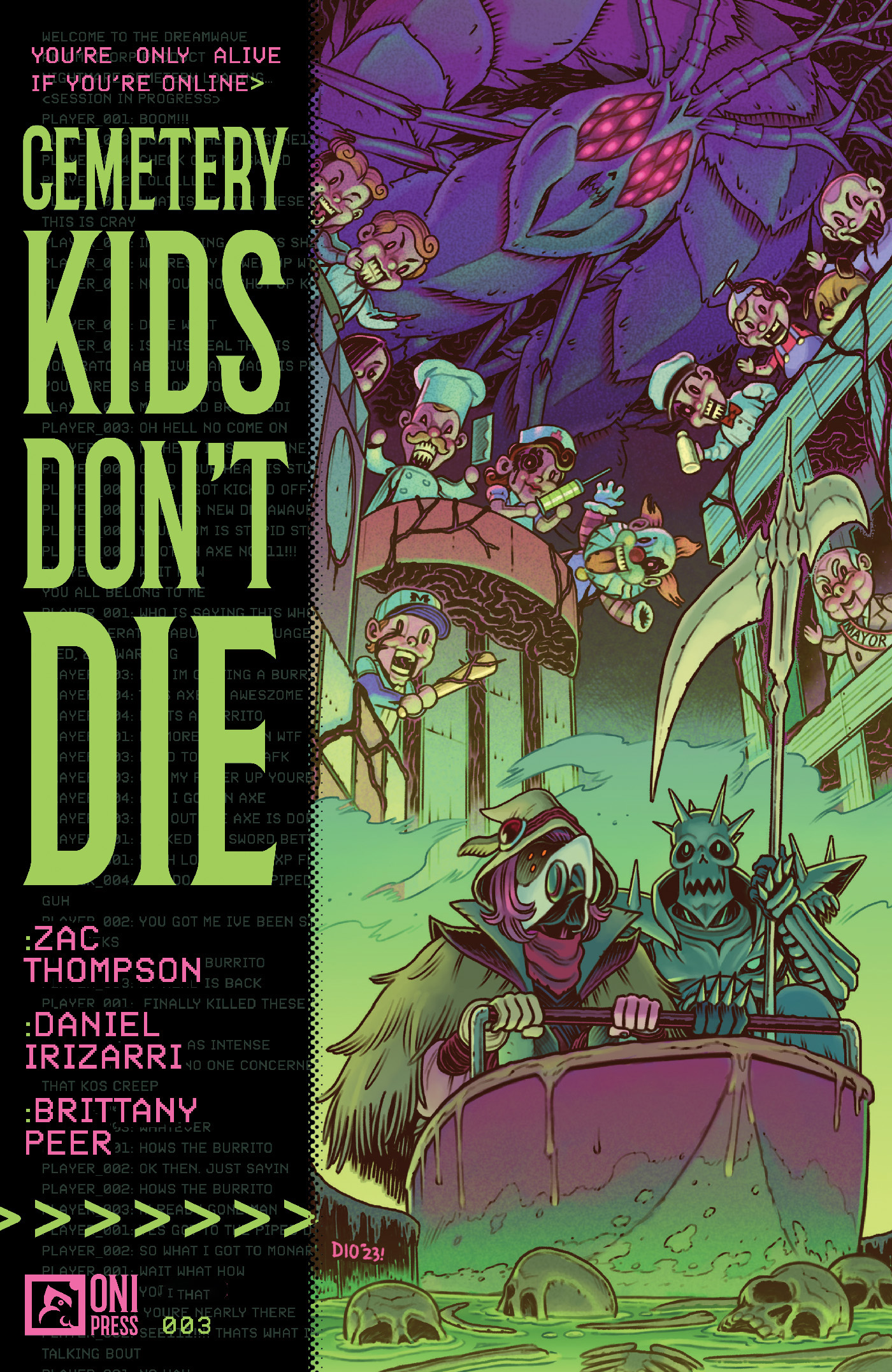 Cemetery Kids Don't Die #3 Cover A Daniel Irizarri (Of 4)