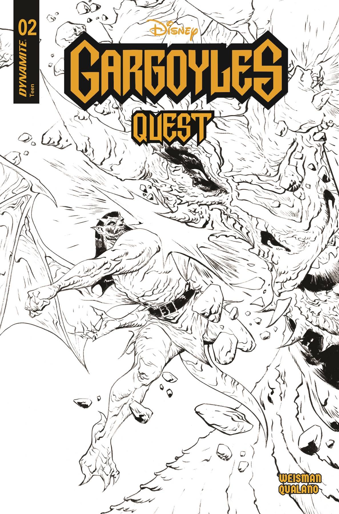 Gargoyles Quest #2 Cover F 1 for 10 Incentive Lee Line Art