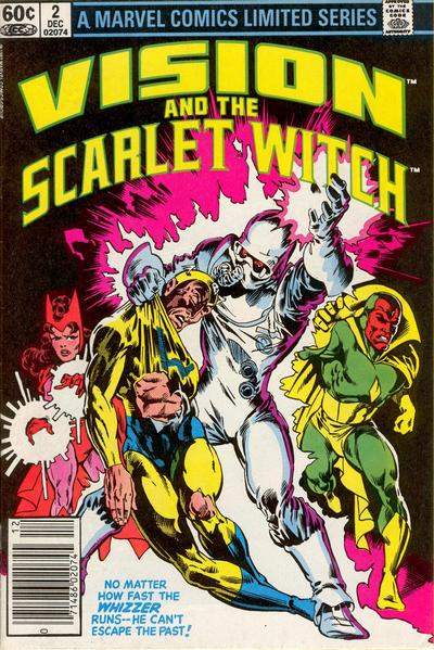 The Vision And The Scarlet Witch #2 [Newsstand]-Very Good (3.5 – 5) Death of Whizzer