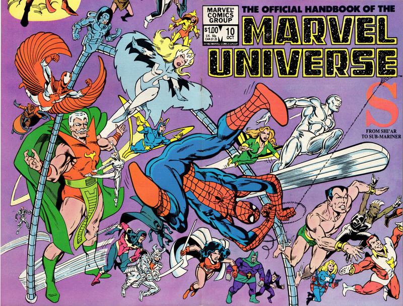 The Official Handbook of The Marvel Universe #10 [Direct]-F/Vf