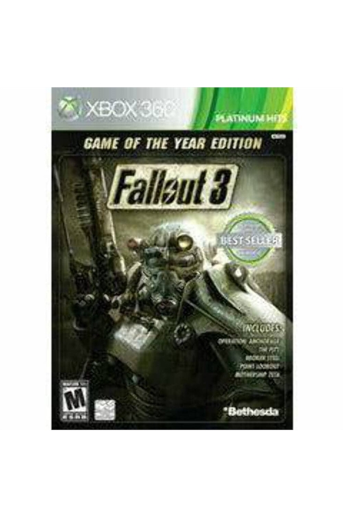 Xbox 360 Xb360 Fallout 3 Game of The Year Edition