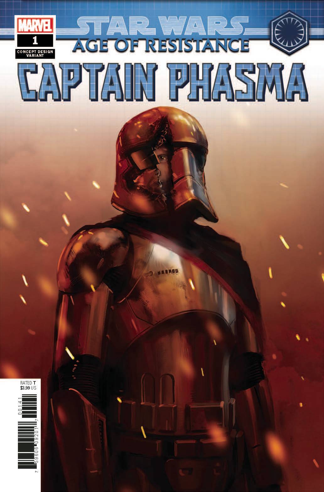 Star Wars Age of Republic Captain Phasma #1 Concept Variant