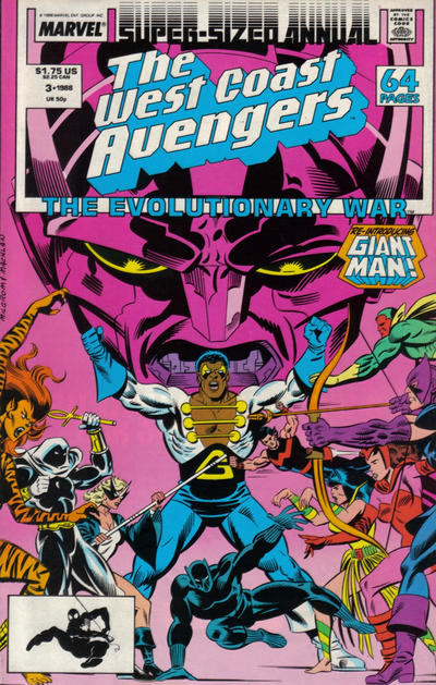 The West Coast Avengers Annual #3 [Direct]-Fine