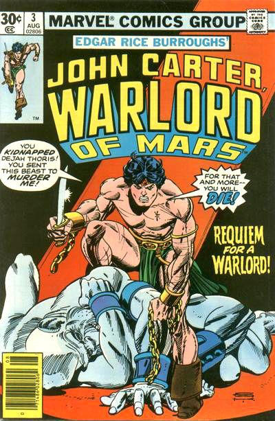 John Carter Warlord of Mars #3 [30¢]-Fine