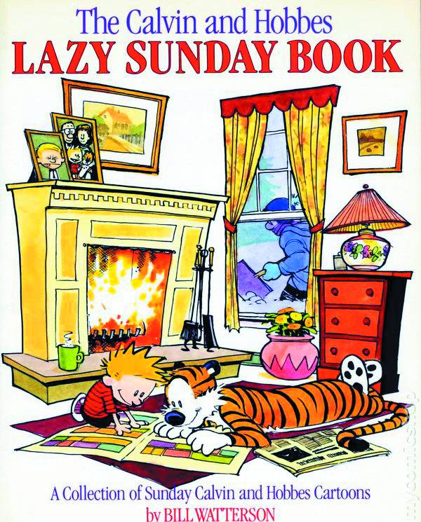 Calvin & Hobbes Lazy Sunday Book New Printing