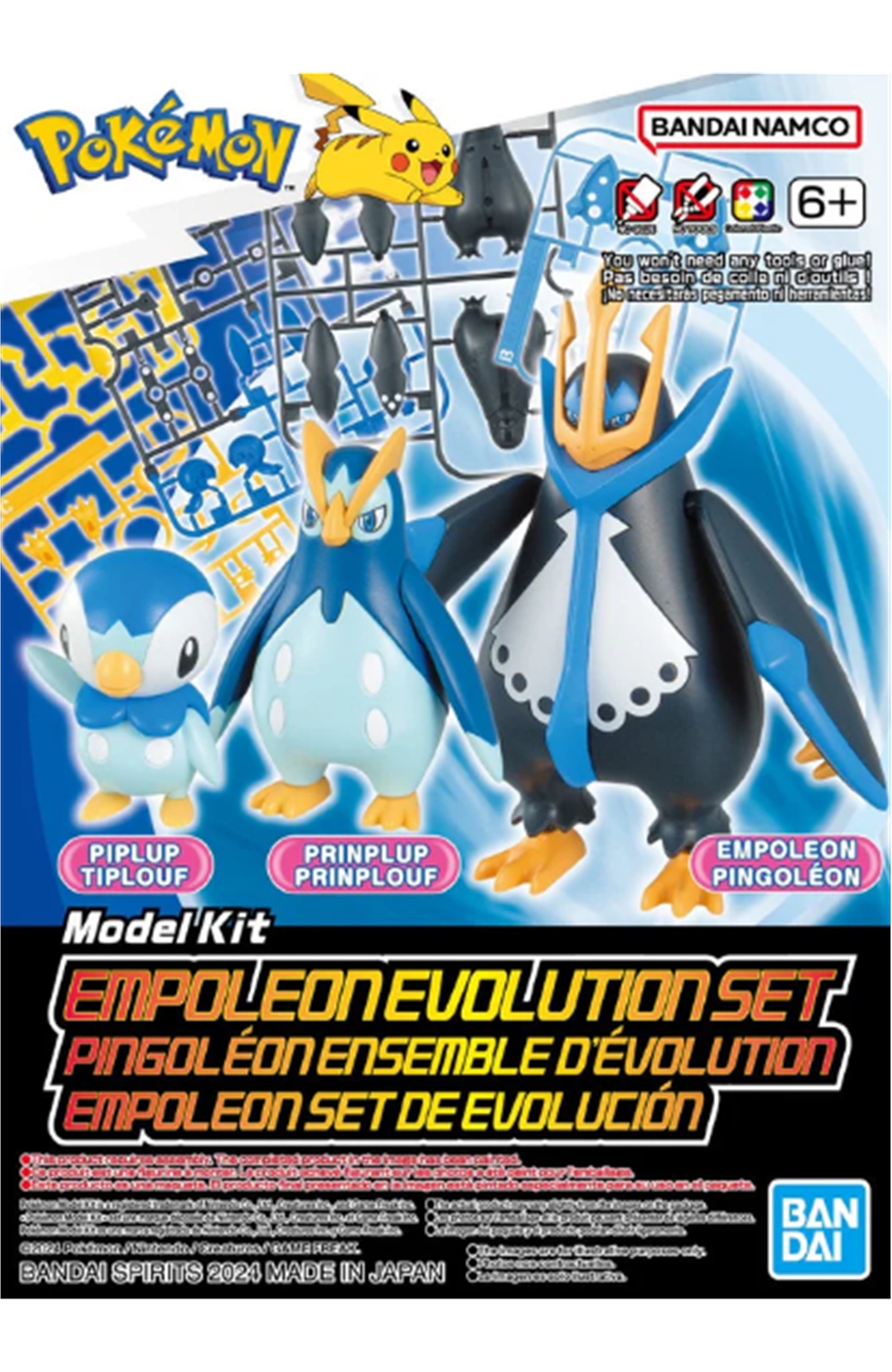 Empoleon Evolution Set Pokemon Model Kit