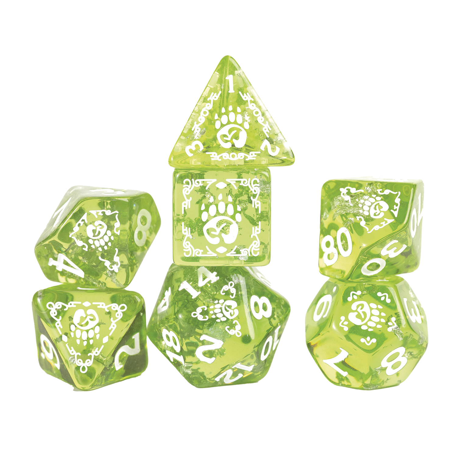 Dungeons & Dragons Adventure Dice Druid Green