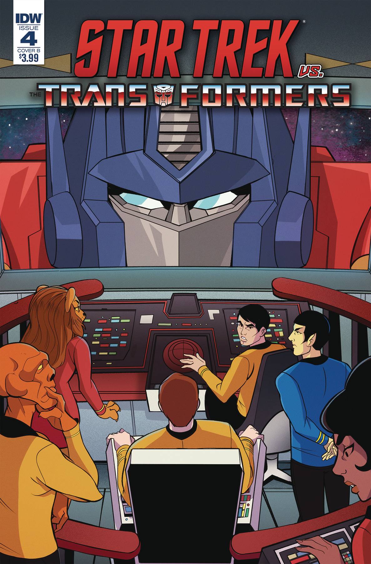 Star Trek Vs Transformers #4 Cover B Tramontano (Of 4)