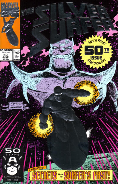 Silver Surfer #50 - Vg/Fn 5.0