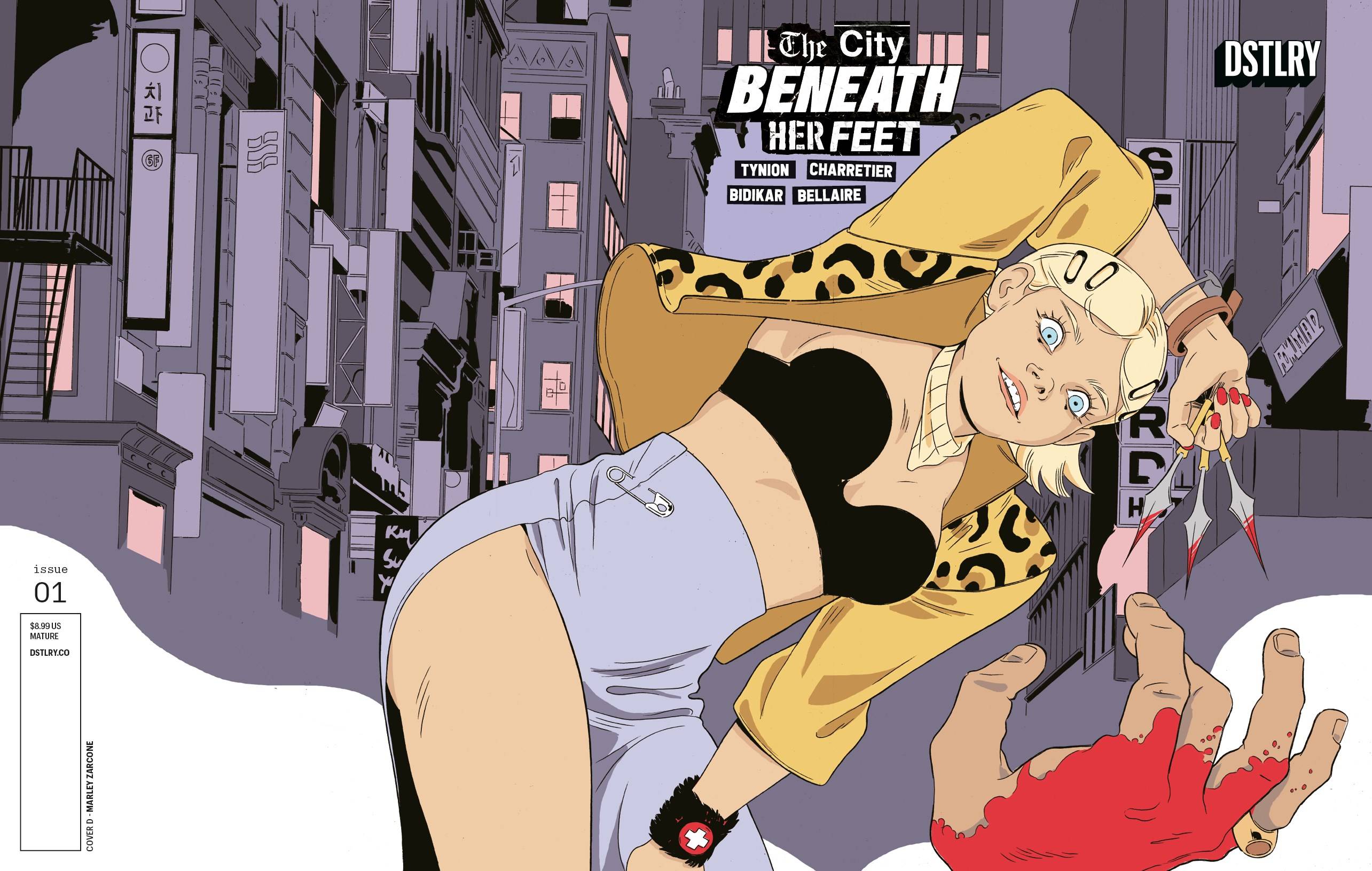 City Beneath Her Feet #1 Cover D 1 for 25 Incentive Zarcone (Mature)