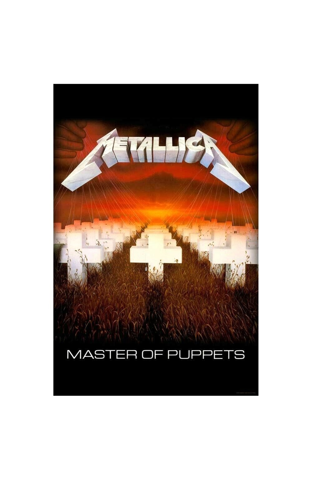 Metallica - Master of Puppets Album Cover Flag Poster Wall