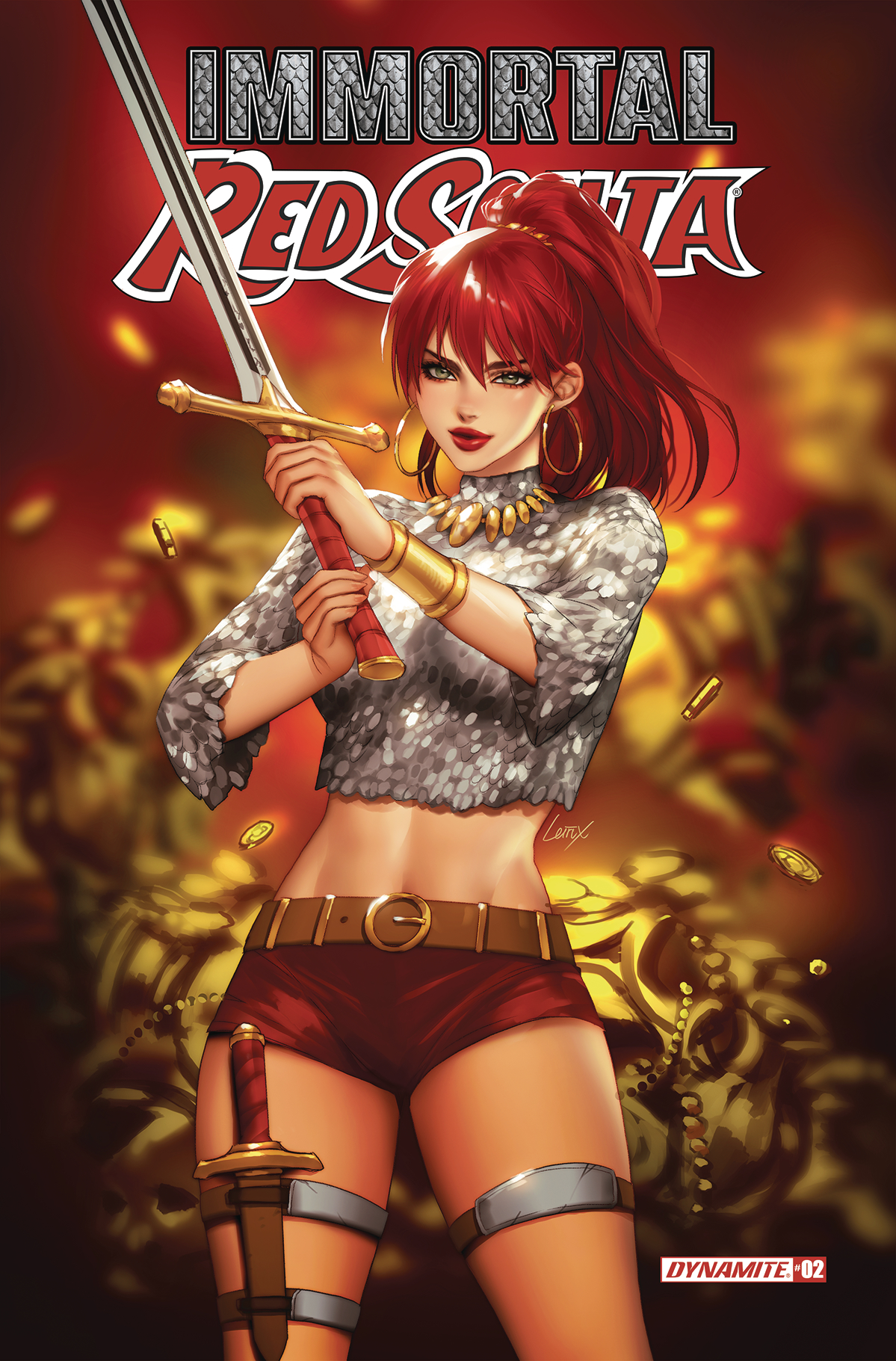 Immortal Red Sonja #2 Cover D Leirix Li