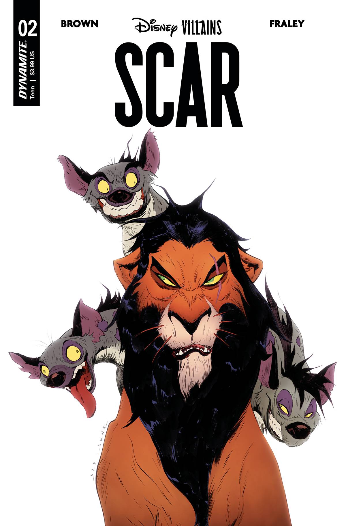 Disney Villains Scar #2 Cover Q Last Call Lee