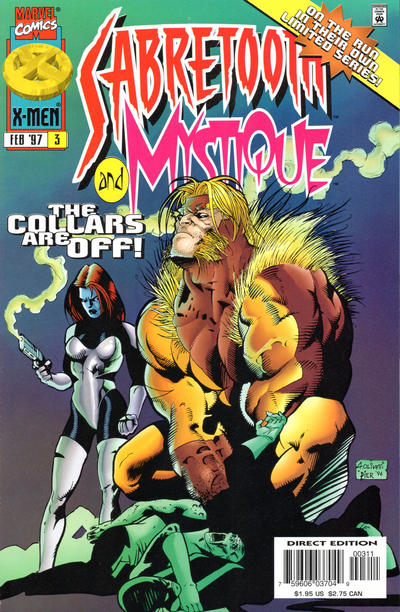 Mystique & Sabretooth #3-Very Fine (7.5 – 9)