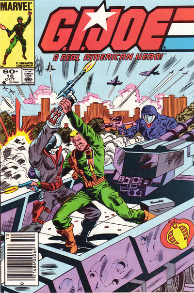 G.I. Joe, A Real American Hero #16 [Newsstand]-Very Fine (7.5 – 9)