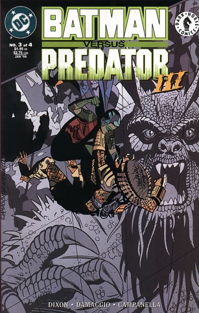 Batman / Predator III [Batman Versus Predator Iii] #3-Fine (5.5 – 7)