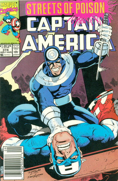 Captain America #374 [Newsstand]-Very Good (3.5 – 5)