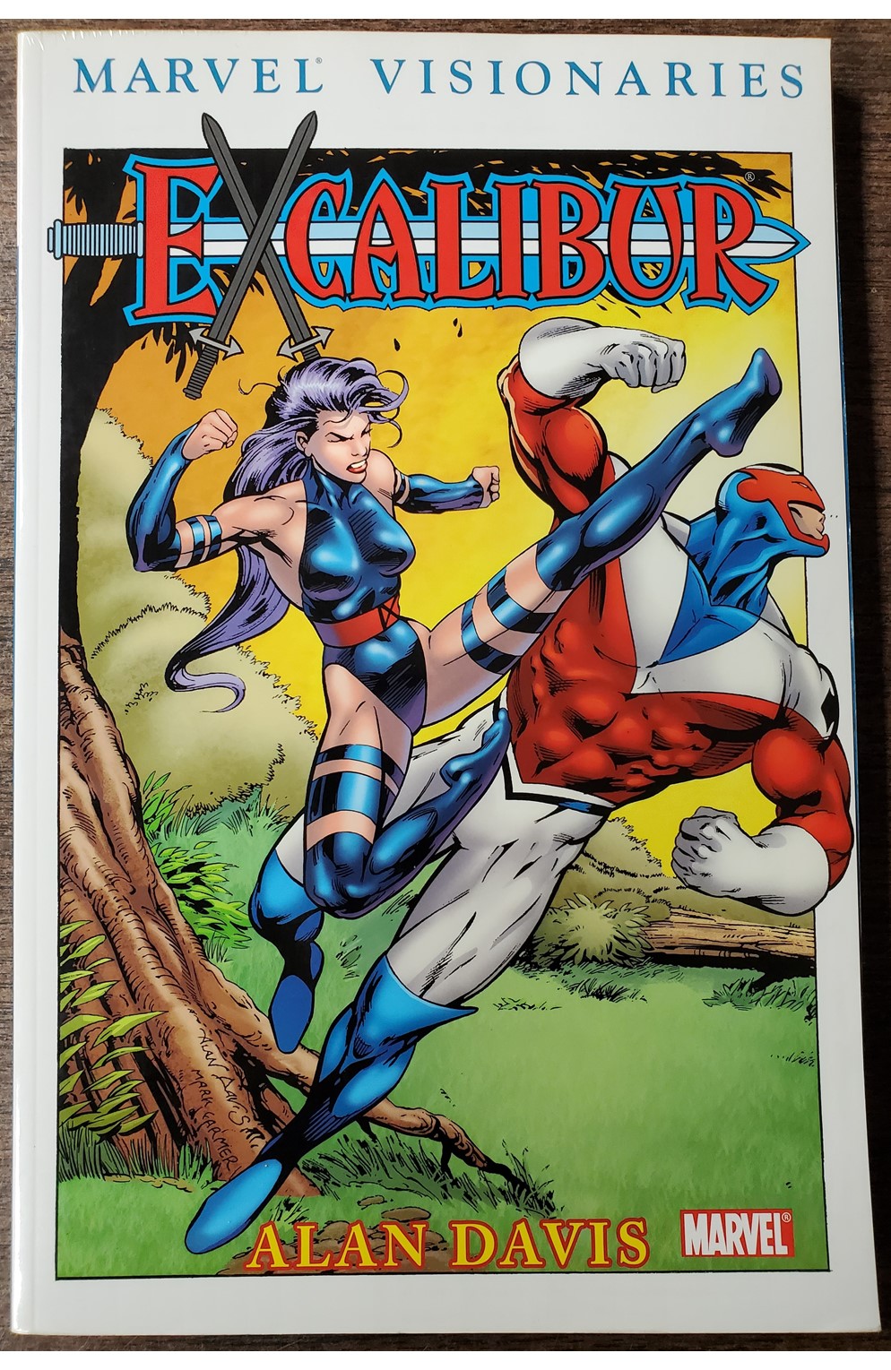 Excalibur Visionaries Alan Davis Volume 2 Graphic Novel (Marvel 2010) Used - Like New