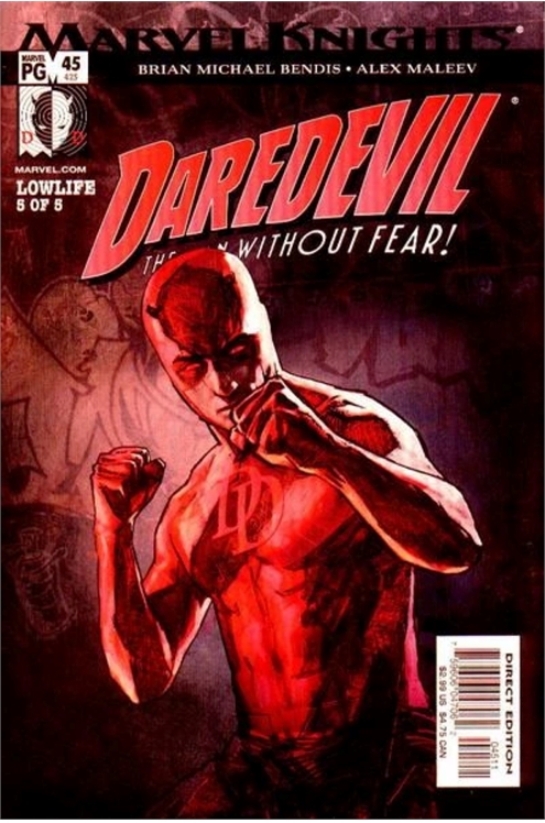 Daredevil Volume 2 #45 Signed By Alex Maleev