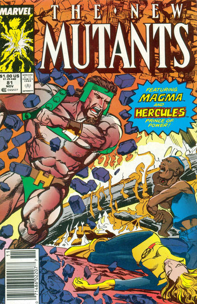 The New Mutants #81 [Newsstand] - Fn/Vf