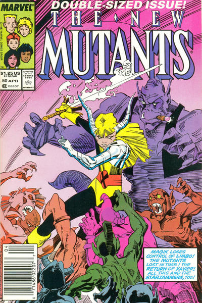 The New Mutants #50 [Newsstand](1983)-Near Mint (9.2 - 9.8)