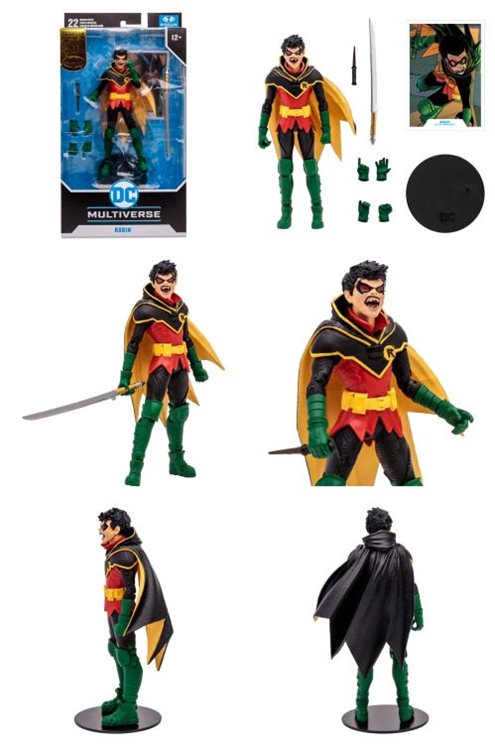 DC Multiverse Damian Wayne Robin (DC Vs. Vampires) (Gold Label)