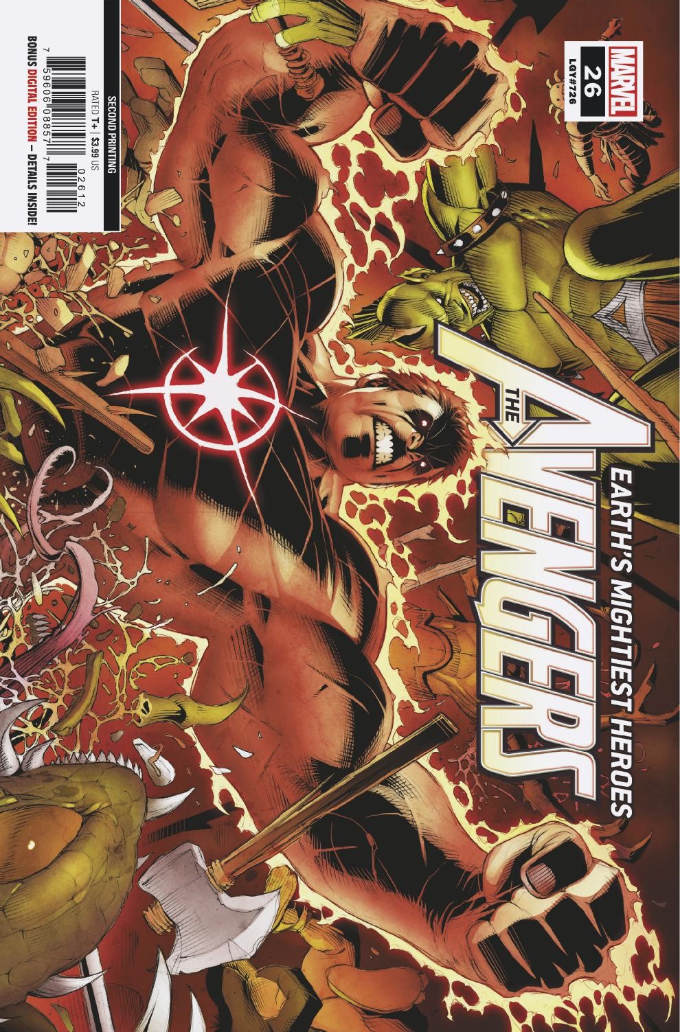 Avengers #26 2nd Printing Keown Variant (2018)