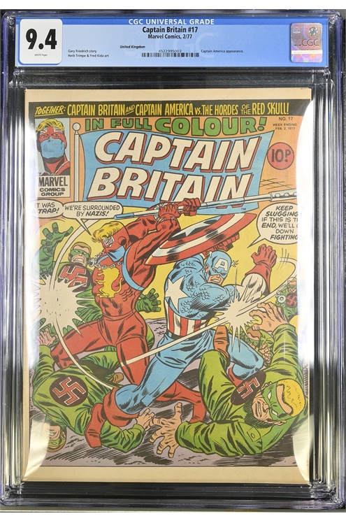 Captain Britain #17 Cgc 9.4