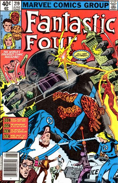 Fantastic Four #219 [Newsstand] - Fn/Vf 7.0