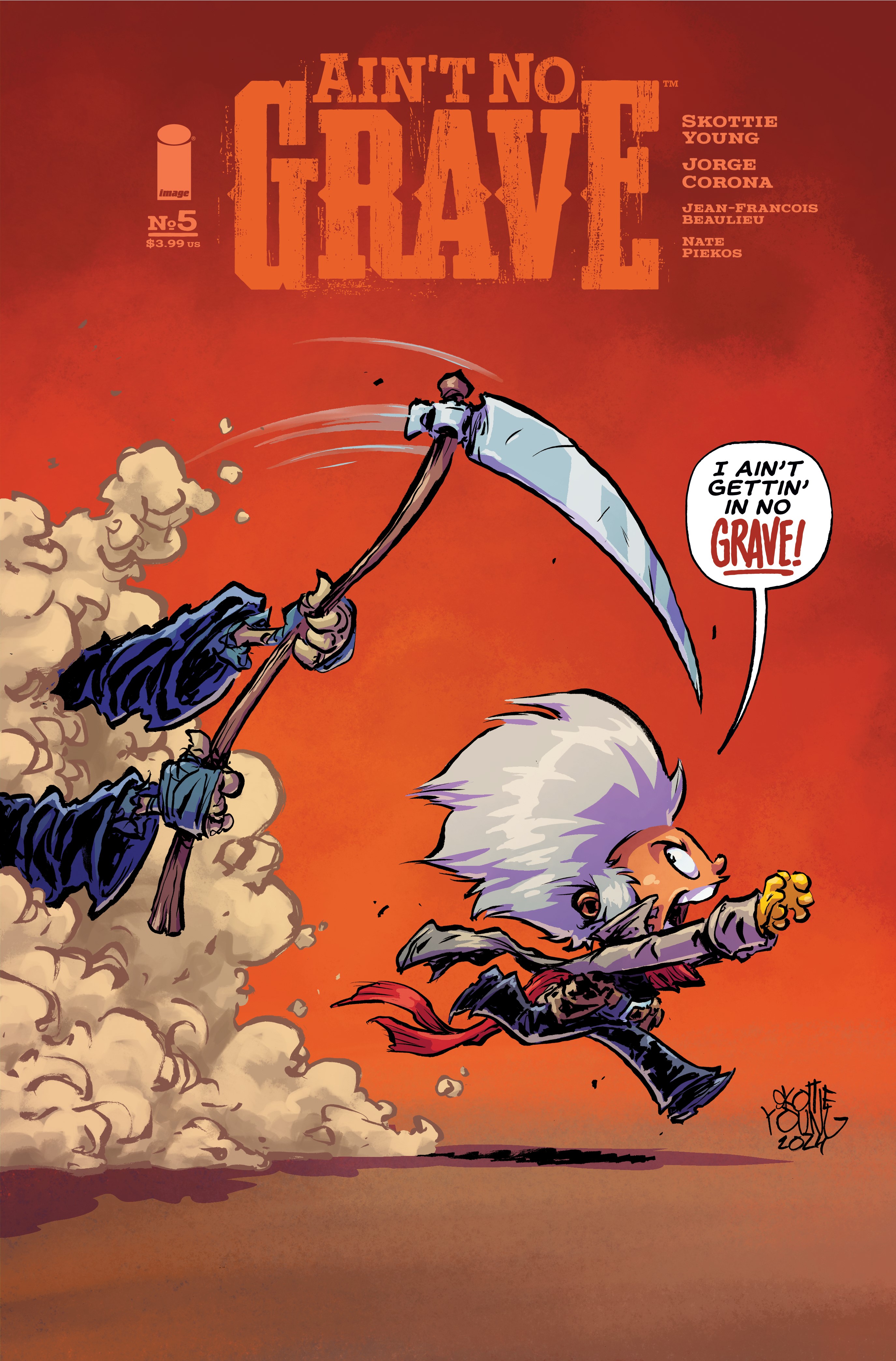 Ain't No Grave #5 (Of 5) Cover B 1 for 25 Incentive Skottie Young Variant (Mature)