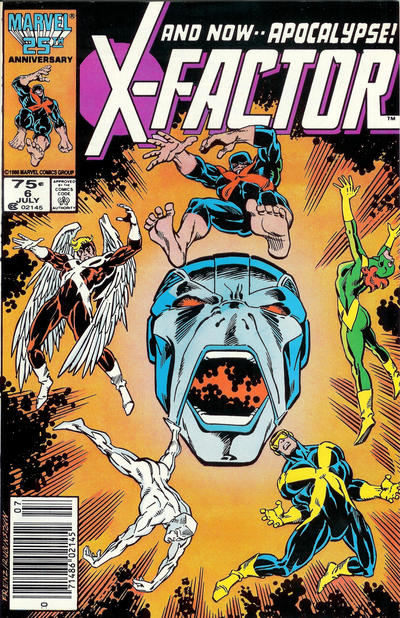 X-Factor #6 [Newsstand](1986)-Very Fine (7.5 – 9)