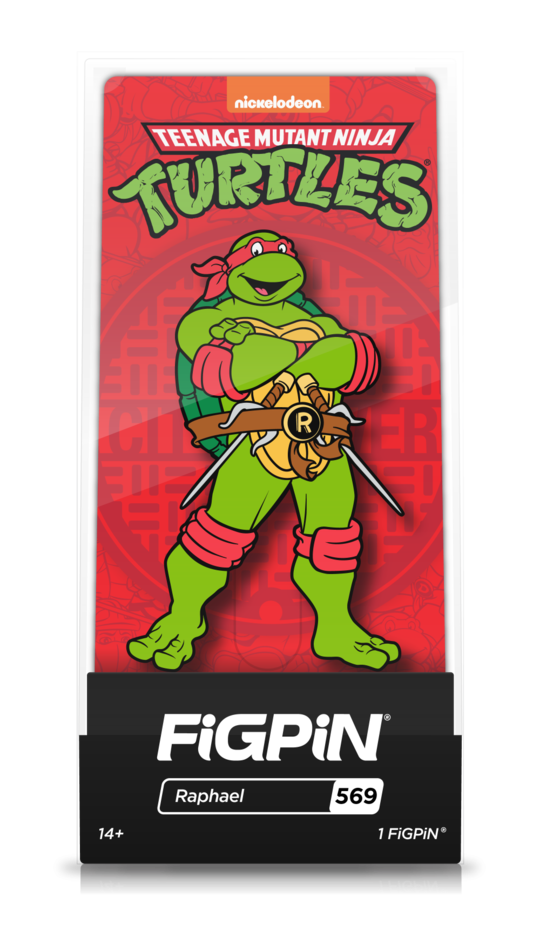 Teenage Mutant Ninja Turtles Raphael Figpin Classic Enamel Pin