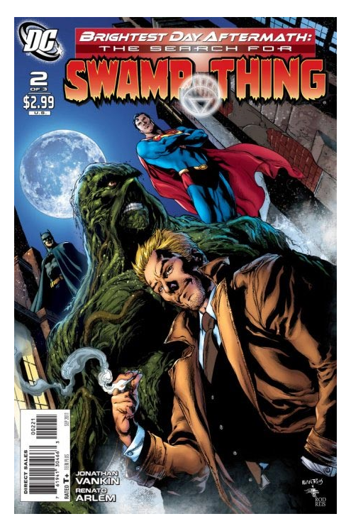 Brightest Day Aftermath the Search For Swamp Thing #2 Reis Variant Edition