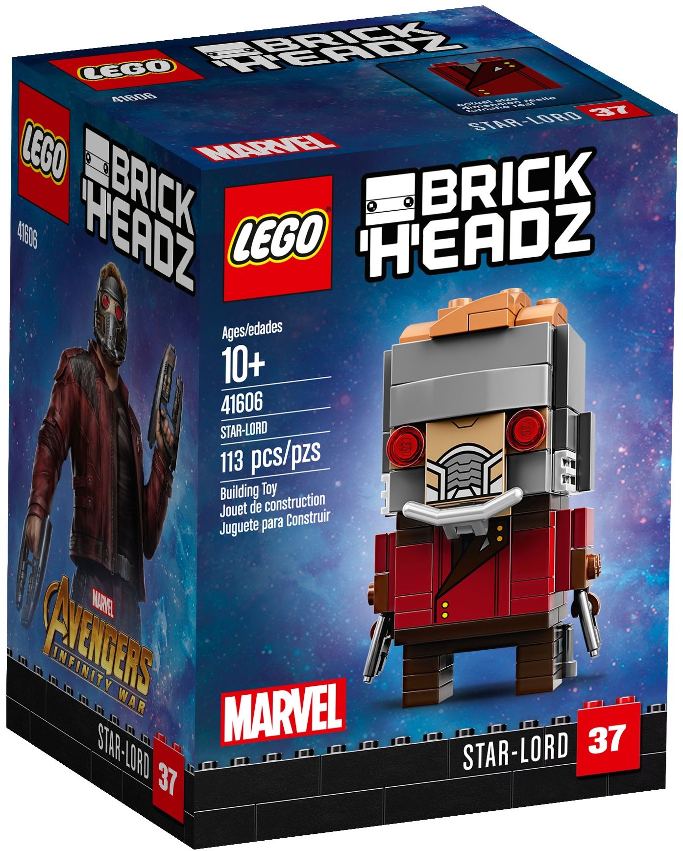 41606 Star-Lord Brick Headz