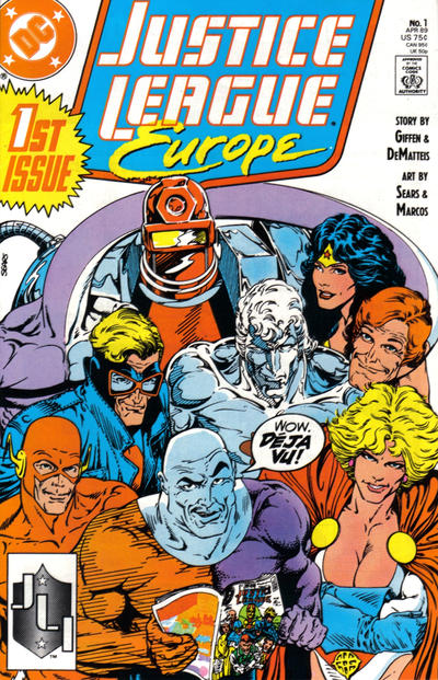 Justice League Europe #1 [Direct]-Near Mint (9.2 - 9.8)