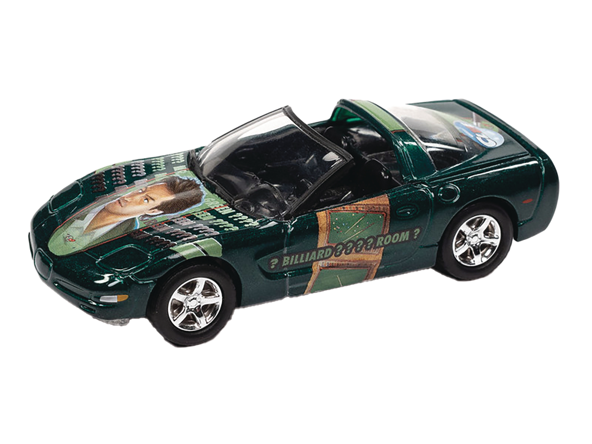 Johnny Lightning 2000 Clue Corvette Z06 1/64 Die-Cast Car