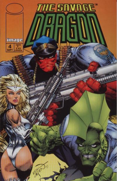 Savage Dragon #4-Very Fine (7.5 – 9)