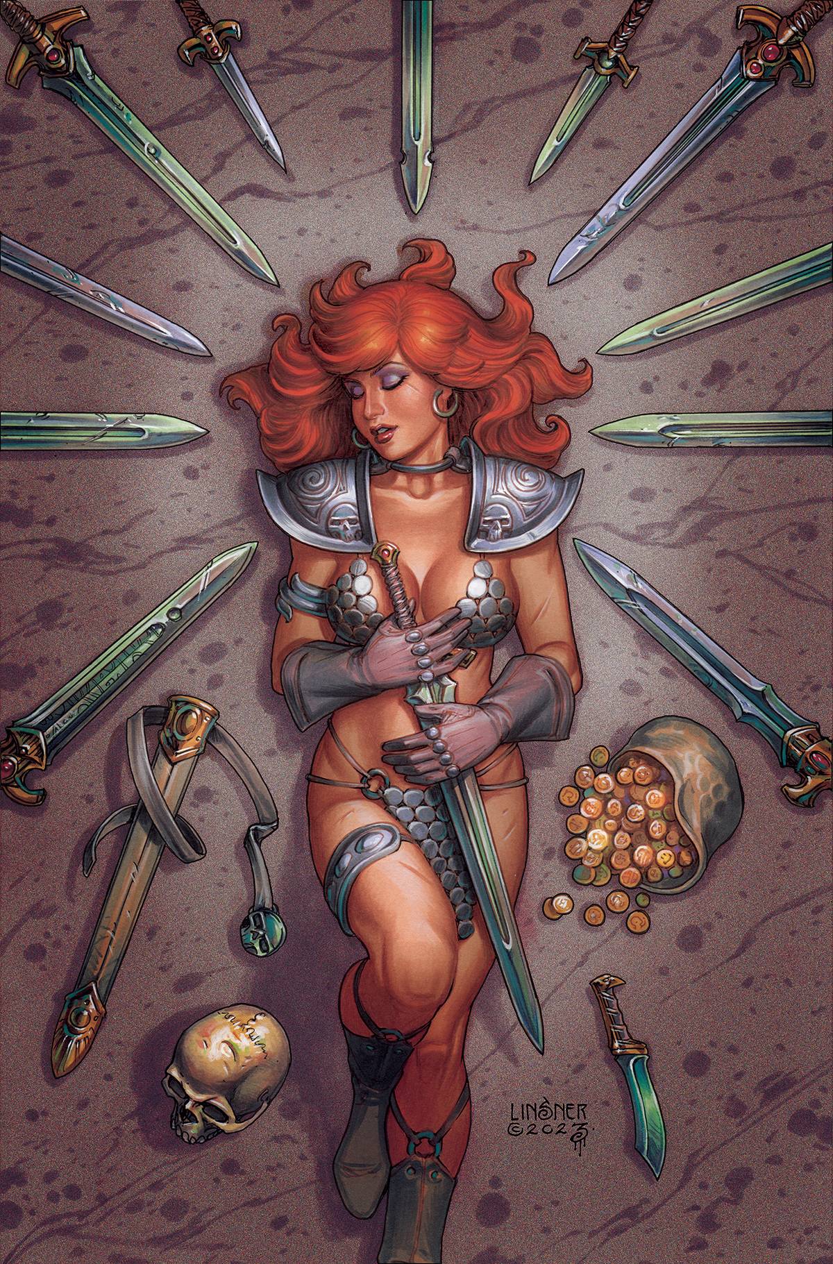 Savage Red Sonja #2 Cover L 1 for 10 Incentive Linsner Virgin