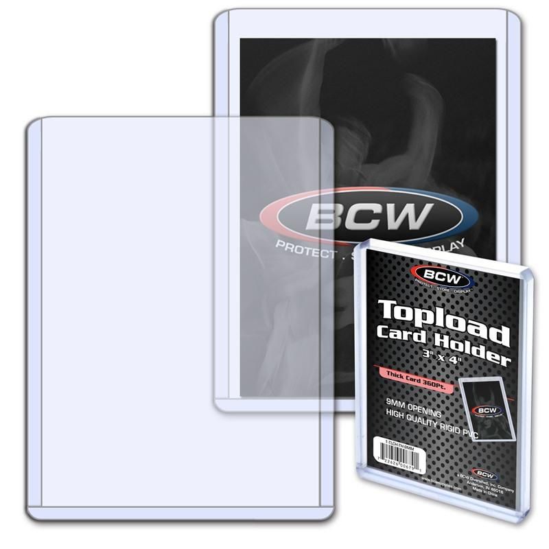 BCW Topload Card Holder 3x4 9mm