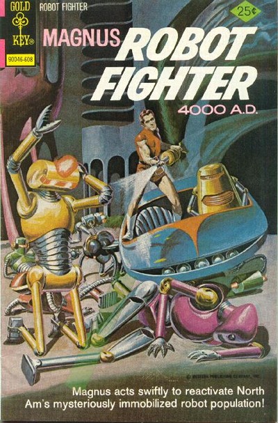 Magnus, Robot Fighter #44 [Gold Key]-Fine