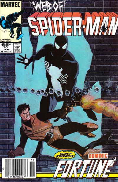 Web of Spider-Man #10 [Newsstand](1985)-Fine (5.5 – 7)