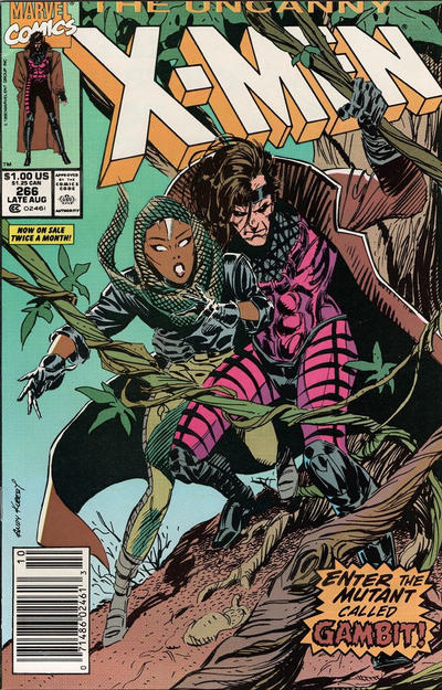 The Uncanny X-Men #266 [Newsstand]-Good (1.8 – 3) [Rare Mark Jewelers Variant] [2nd App. Gambit]