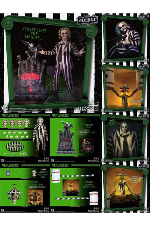 ***Pre-Order*** Mezco 1/12 Beetlejuice Deluxe Edition